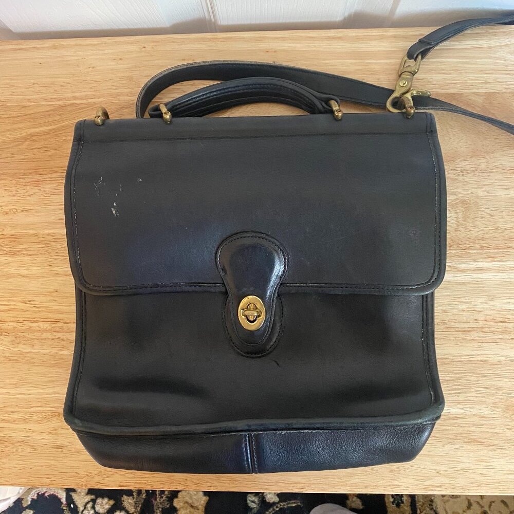 Coach Leather Crossbody Messenger bag